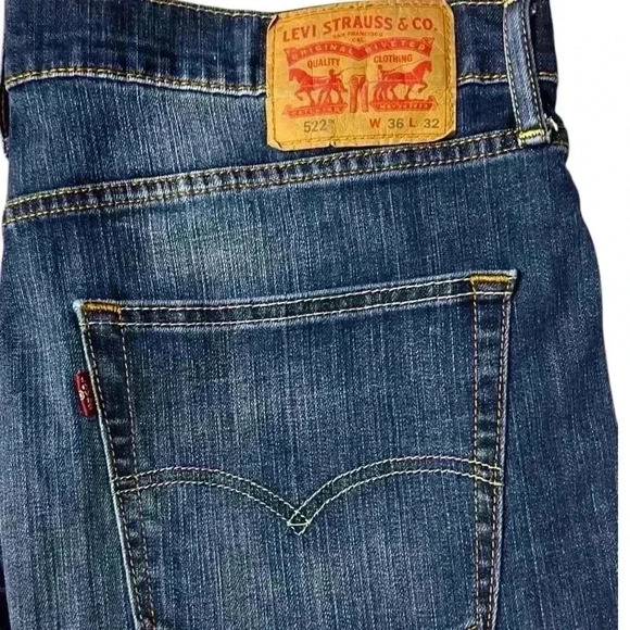 Levi's Other - Levi’s 522, Red Tab Jeans. Men’s W36 L32. Pre Owned in Excellent Condition.